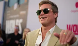 Брад Пит отново блести на снимачната площадка на „Приключенията на Клиф Буут“ (ВИДЕО)