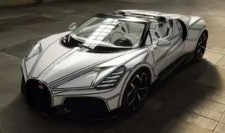 Bugatti Mistral Blanc Éternel е суперскъп роудстър с порцеланови елементи в екстериора и интериора