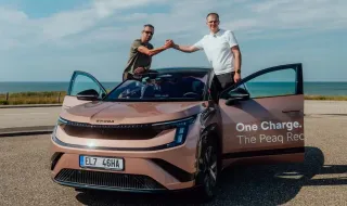 Най-голямата електрическа Skoda измина близо 1000 километра без презареждане