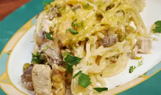 Рецепта на деня: Пиле "Тетрацини"