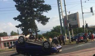 Тежка катастрофа в Пловдив след бясно минаване на червено