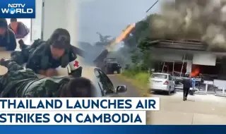 Тайланд нанесе въздушни удари по границата с Камбоджа