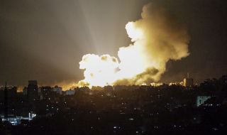 Израелските военновъздушни сили нанесоха удари по стотици цели в Газа