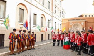 Представители на Националната гвардейска част на България гостуваха във Ватикана
