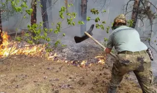 Продължава борбата с огъня в Средна гора