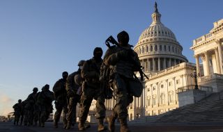 Войници в Капитолия, Тръмп зове за спокойствие