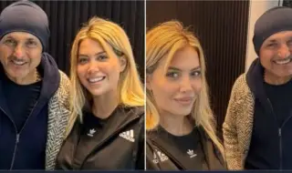 Помирение след години: Уанда Нара и Спалети заровиха томахавката