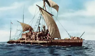 27 април 1947 г.: Тур Хейердал започва легендарното си пътешествие със сала "Koн-Тики"