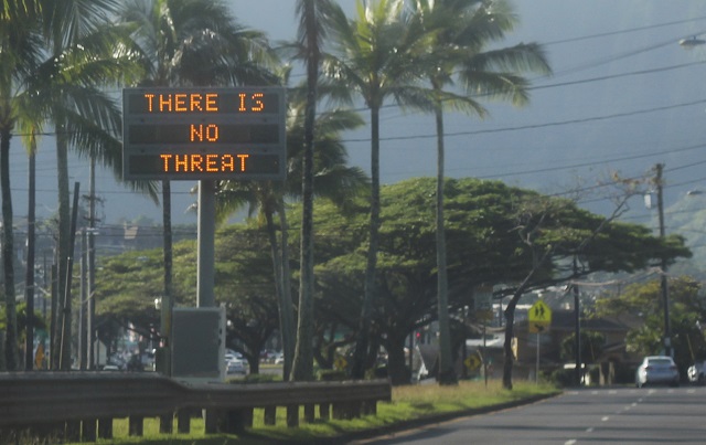 В Хаваи промениха спешно процедурата за въздушна тревога (СНИМКИ)