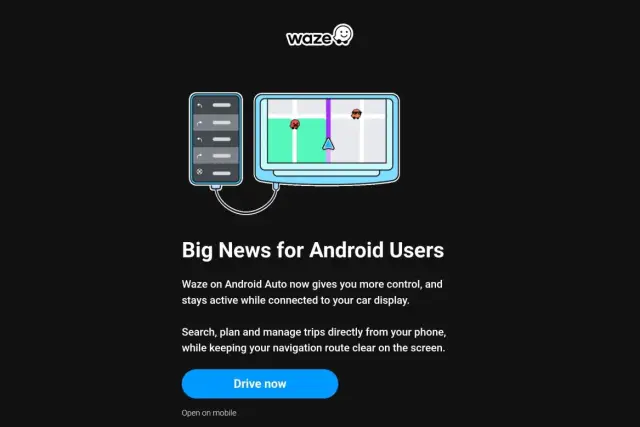Waze най-после премахва досадна функция в Anrdoid Auto