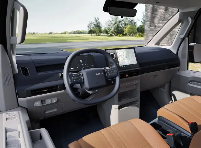 Ето го минивана Kia PV5: още по-футуристичен противник на VW ID.Buzz