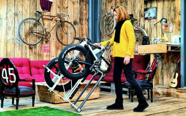 Сгъваем електрически велосипед с товароносимост 200 кг