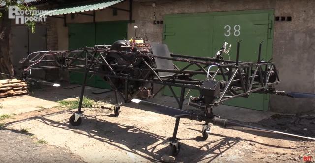 Украинец създава невероятен летящ мотоциклет
