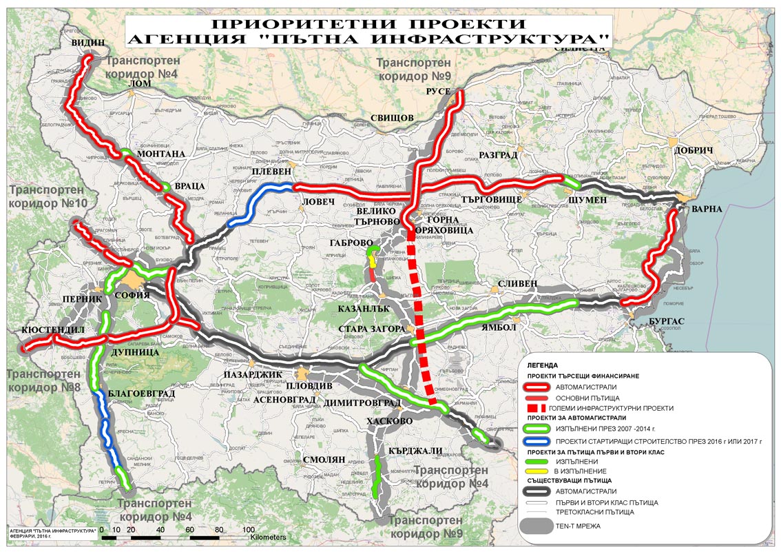Магистралата Русе-Велико Търново с 4 тунела и 22 моста