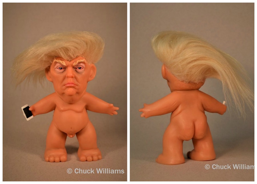 Мъничка кукла трол "Тръмп" ще ви докара до сълзи