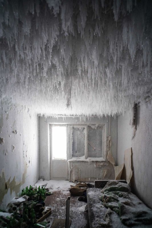 Как изглежда замръзнало жилище (СНИМКИ)