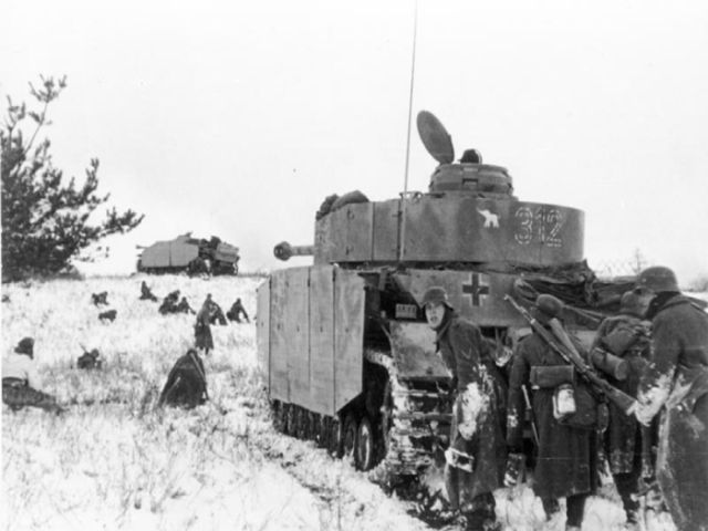 Как немците отопляват танковете по време на войната