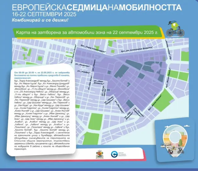 Без коли в идеалния център на София