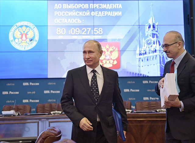 Путин официално влезе в битката за Кремъл (СНИМКИ)
