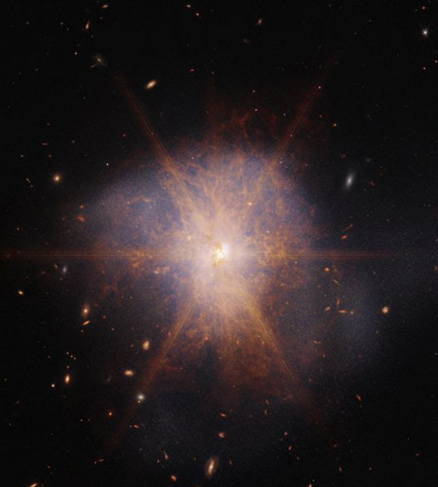 Най-висококачествената снимка от сливането на две галактики