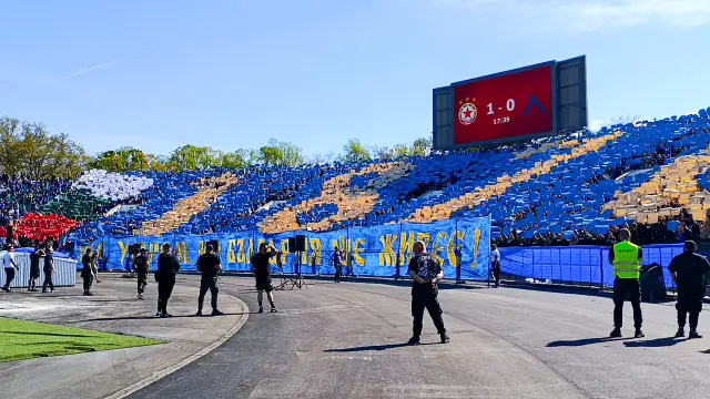 Вечното дерби ЦСКА - Левски в СНИМКИ 