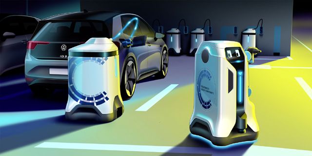 Volkswagen научи роботи да зареждат електромобили (ВИДЕО)