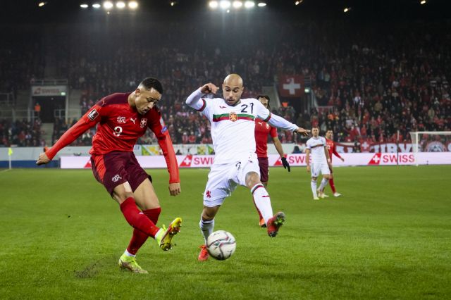  Швейцария разпиля България за едно полувреме и се класира за Световното в Катар 