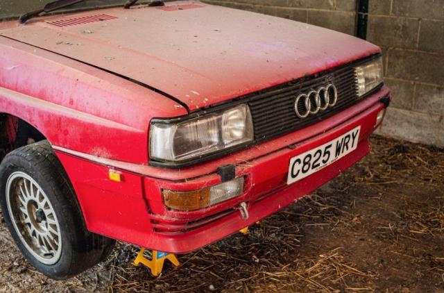  Какво се случва с Audi Quattro, стояло 26 години на трупчета 