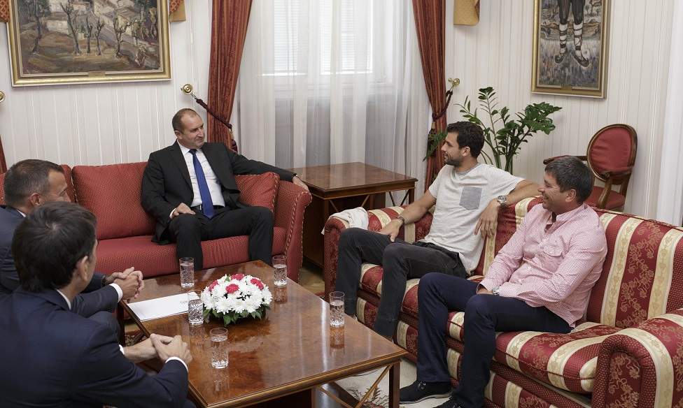 Президентът се срещна с Григор Димитров