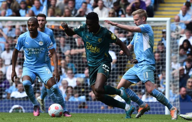  Манчестър Сити усили преднината си на върха пред Ливърпул след 5:1 против Уотфорд 