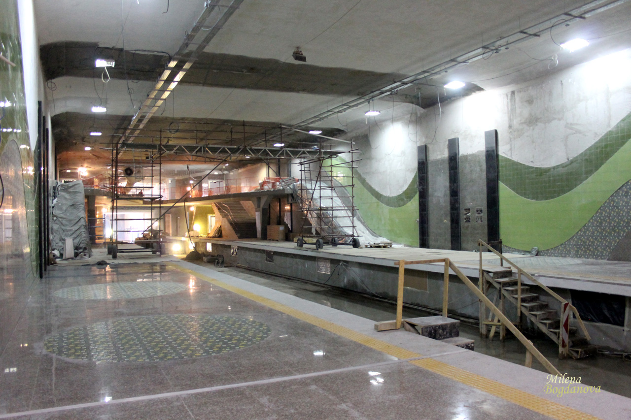 На 31 юли откриват метростанция „Витоша” (СНИМКИ)