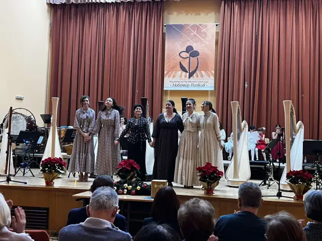  Ангелогласната арфа - коледен благотворителен концерт на класовете по арфа при НМУ „ Л. Пипков “ 