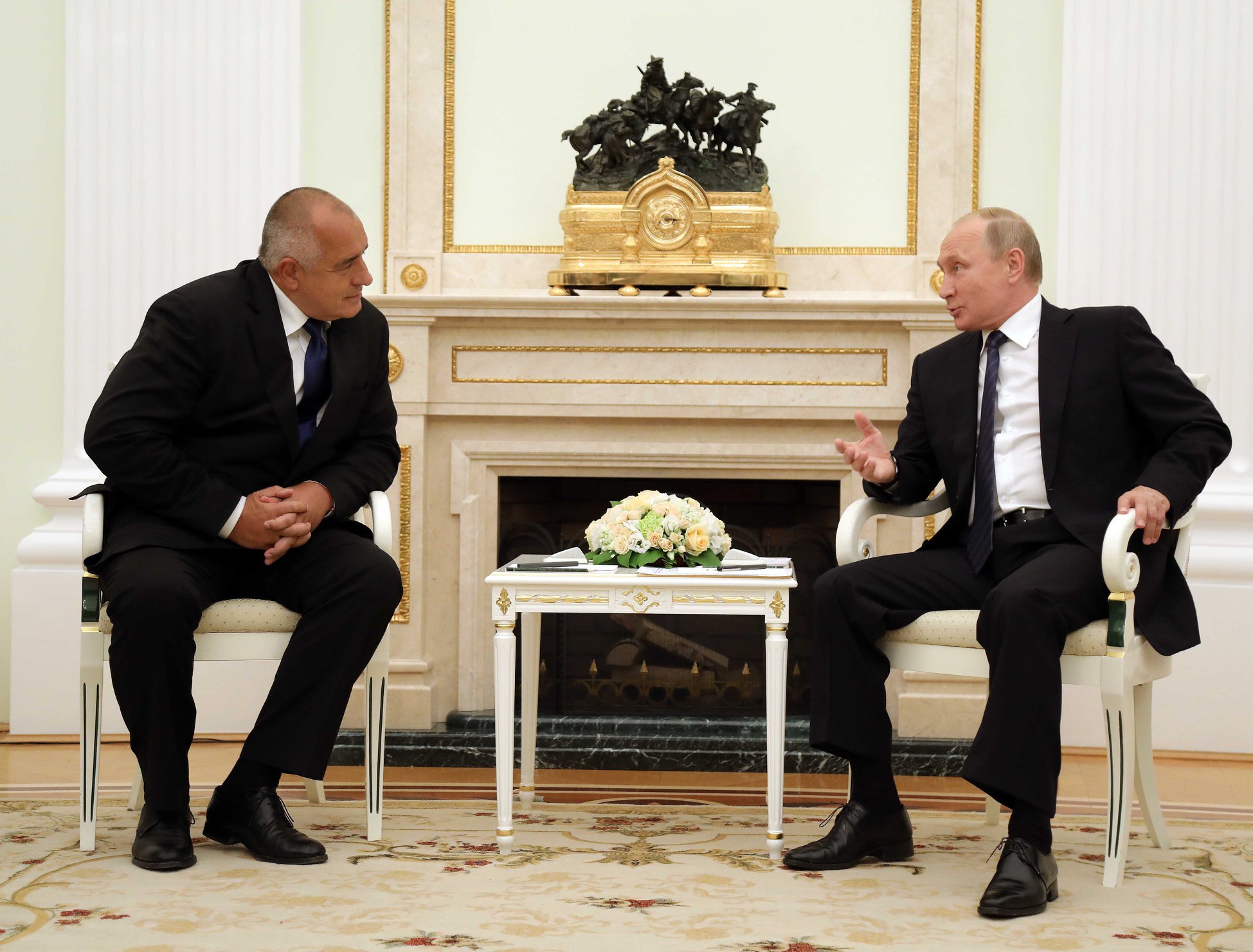 Путин към Борисов: Да създадем добри условия за развитие по между ни (СНИМКИ)