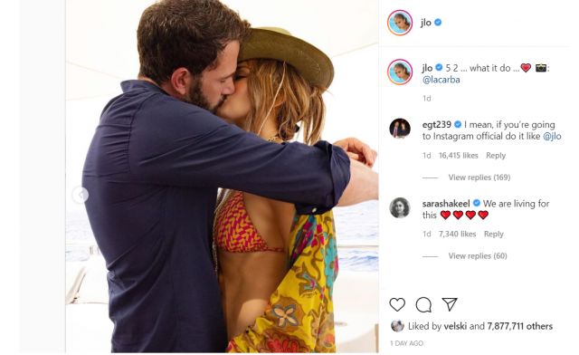  Дженифър Лопес и Бен Афлек с гореща СНИМКА 