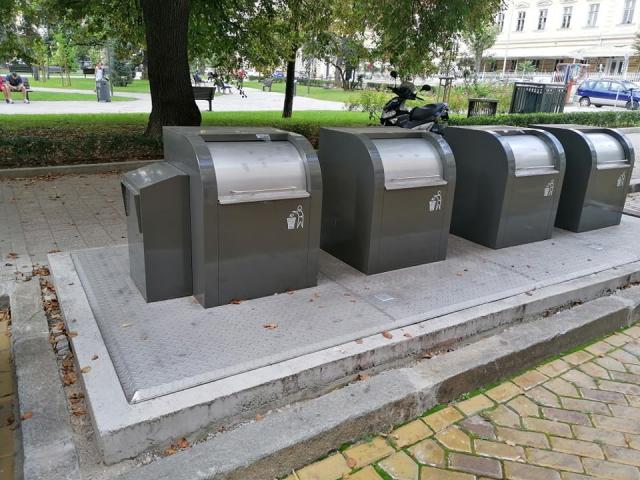 Подземните контейнери на ул. Подземните контейнери на ул.