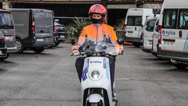 Електрически скутери за полицията в Брюксел