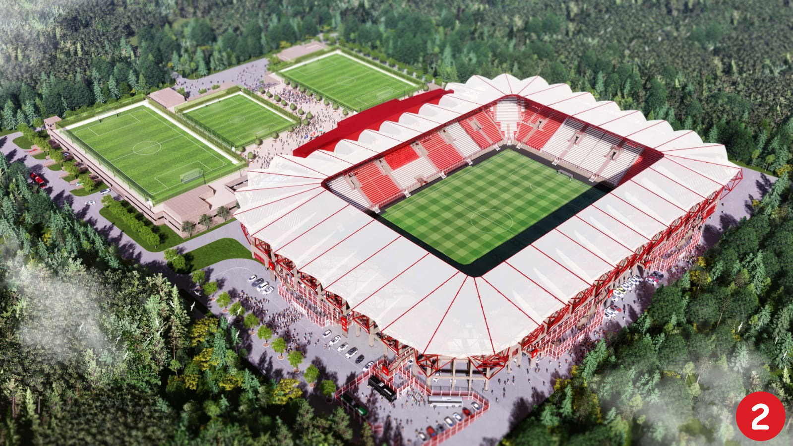 Първо във ФАКТИ: Huawei строи новия стадион на ЦСКА