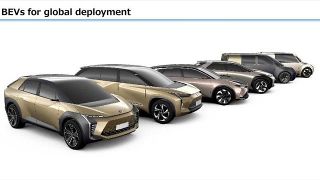  Toyota показва електрически SUV на 19 април 