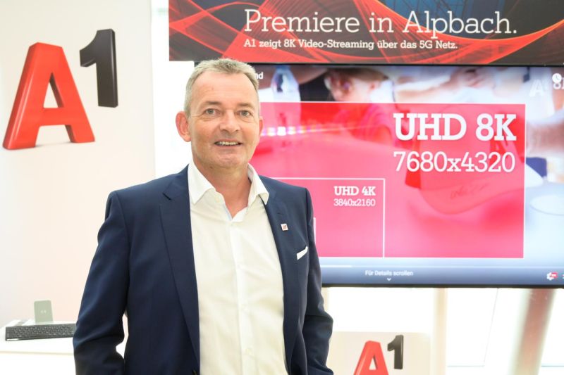 А1 Австрия представи 8К предаване на видео съдържание чрез 5G мрежа