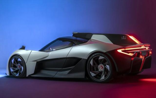 Високоскоростен автомобил в стил "кибер дракон"