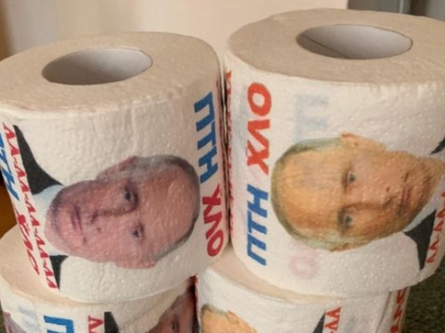 Тоалетна хартия с лика на Путин е един от най-популярните сувенири в Полша