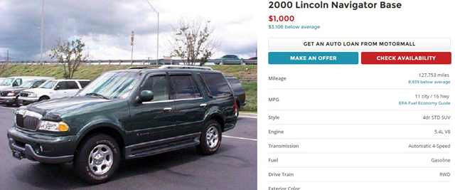 Каква кола може да се купи в САЩ за 00?