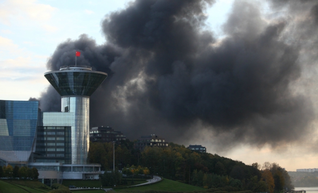 Пожарът в Москва е локализиран