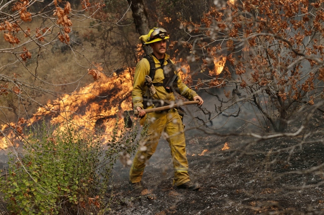 Огнен ад в Калифорния (СНИМКИ)