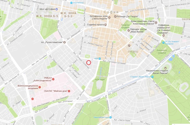 Намериха мъртъв мъж в центъра на София