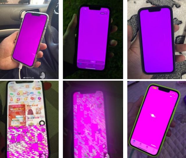 Розовият екран на iPhone 13, според Apple, не е хардуерен проблем