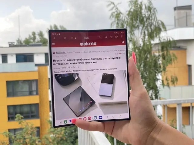Тествахме новия сгъваем флагман на Samsung