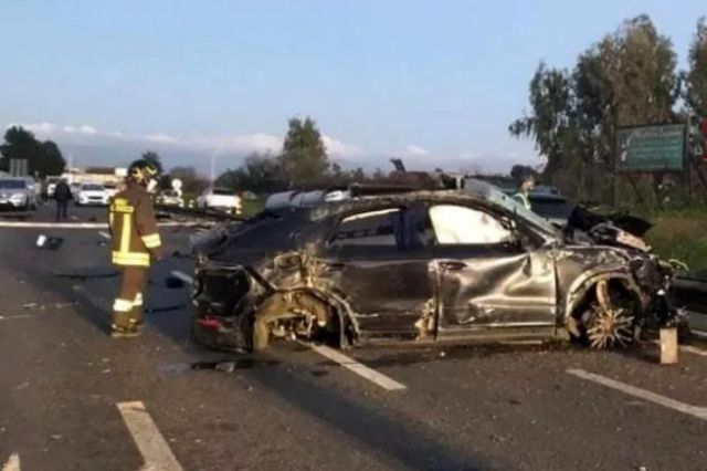 Бивш италиански национал претърпял ужасяваща автомобилна катастрофa