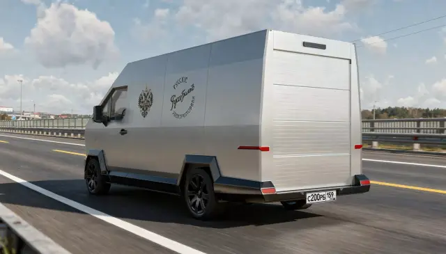 Руснаци показаха бус в стила на Cybertruck с гаранция от 100 години