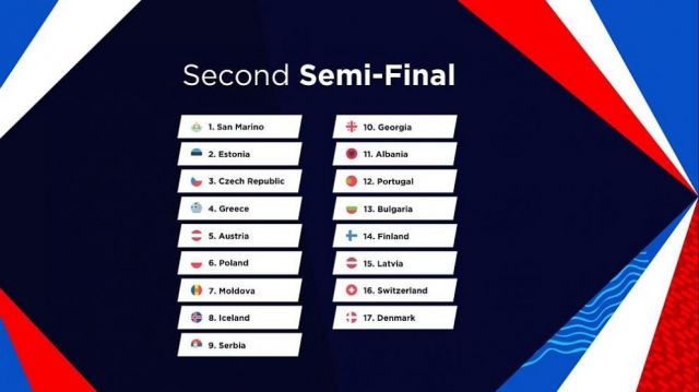 България под номер 13 във втория полуфинал на Евровизия